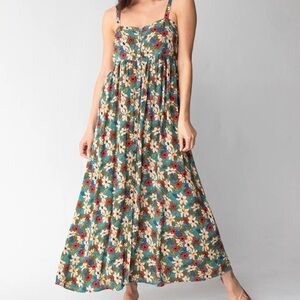 Natural Life - Sidney Boho Button Front Maxi Dress